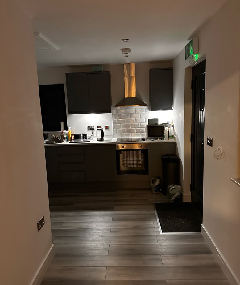 Oastview Studio's kitchen area