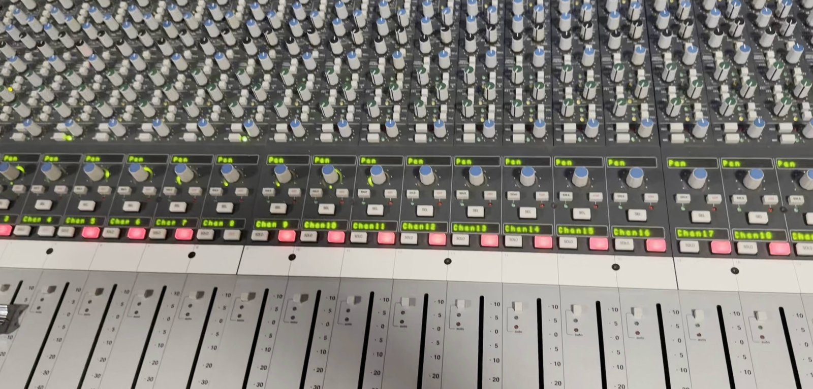 Solid State Logic mixing console