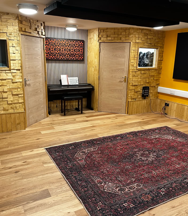 Oastview studios live performance room