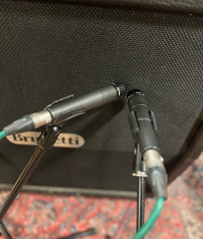 Two SM57's on guitar cab