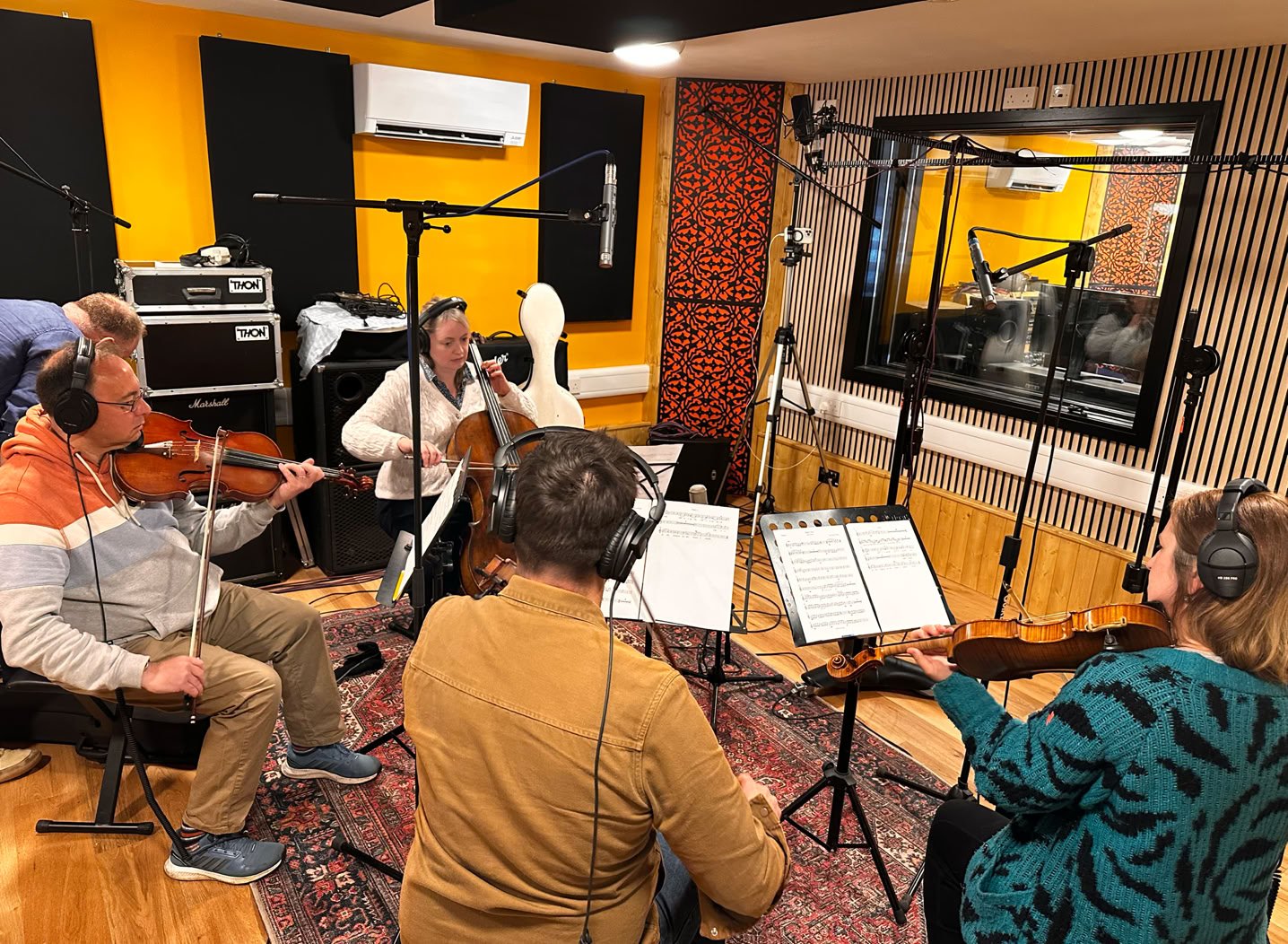 A personal monitoring system is essential in a studio because every artist needs to hear themselves clearly during a recording session