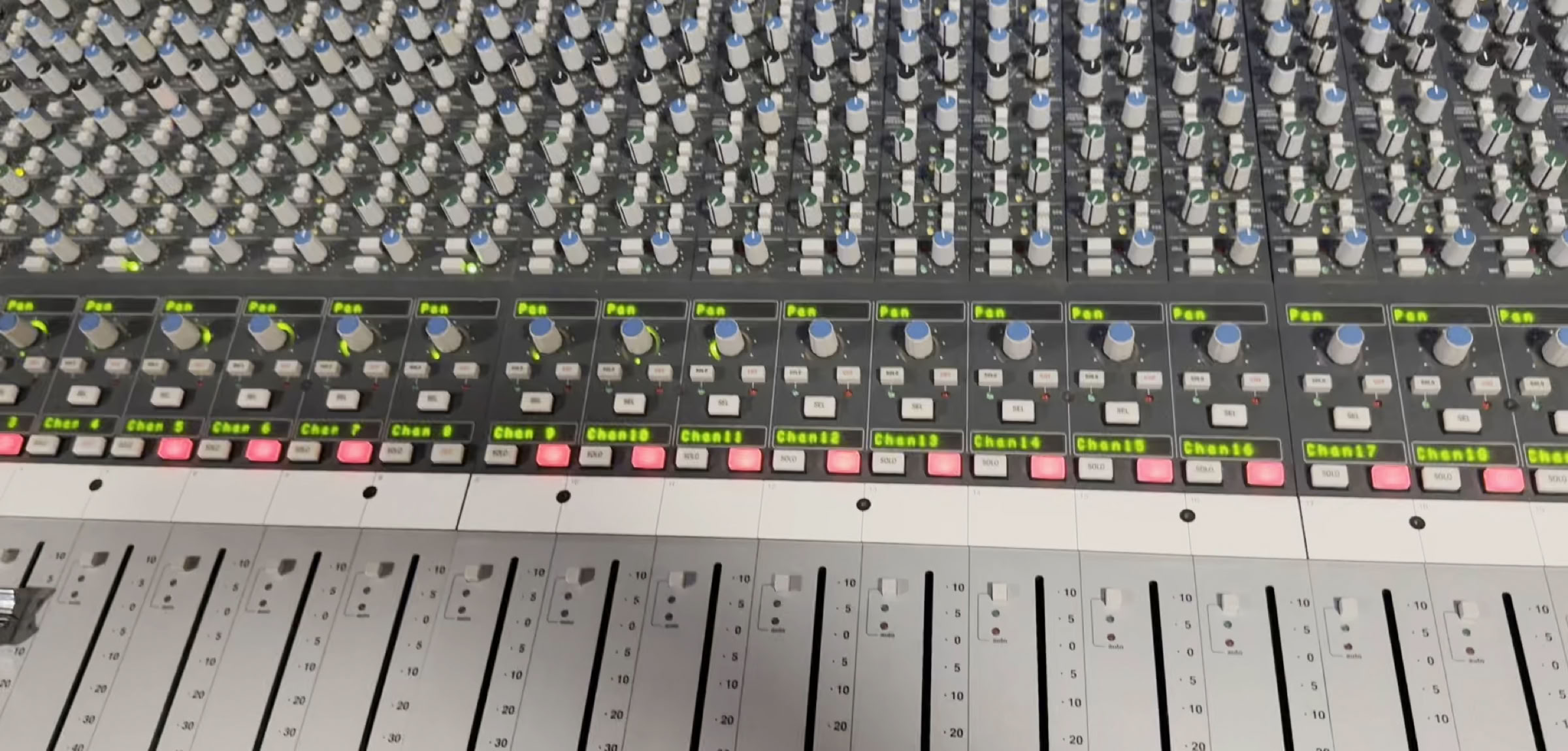 Solid State Logic mixing console